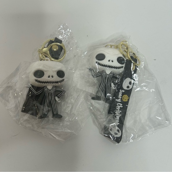 Disney’s Nightmare Before Christmas Jack Skellington 3D Rubber Keychain NWT - Picture 12 of 14